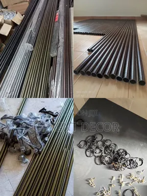Locally Fabricated JUA Kali Curtain Rods and Accessories