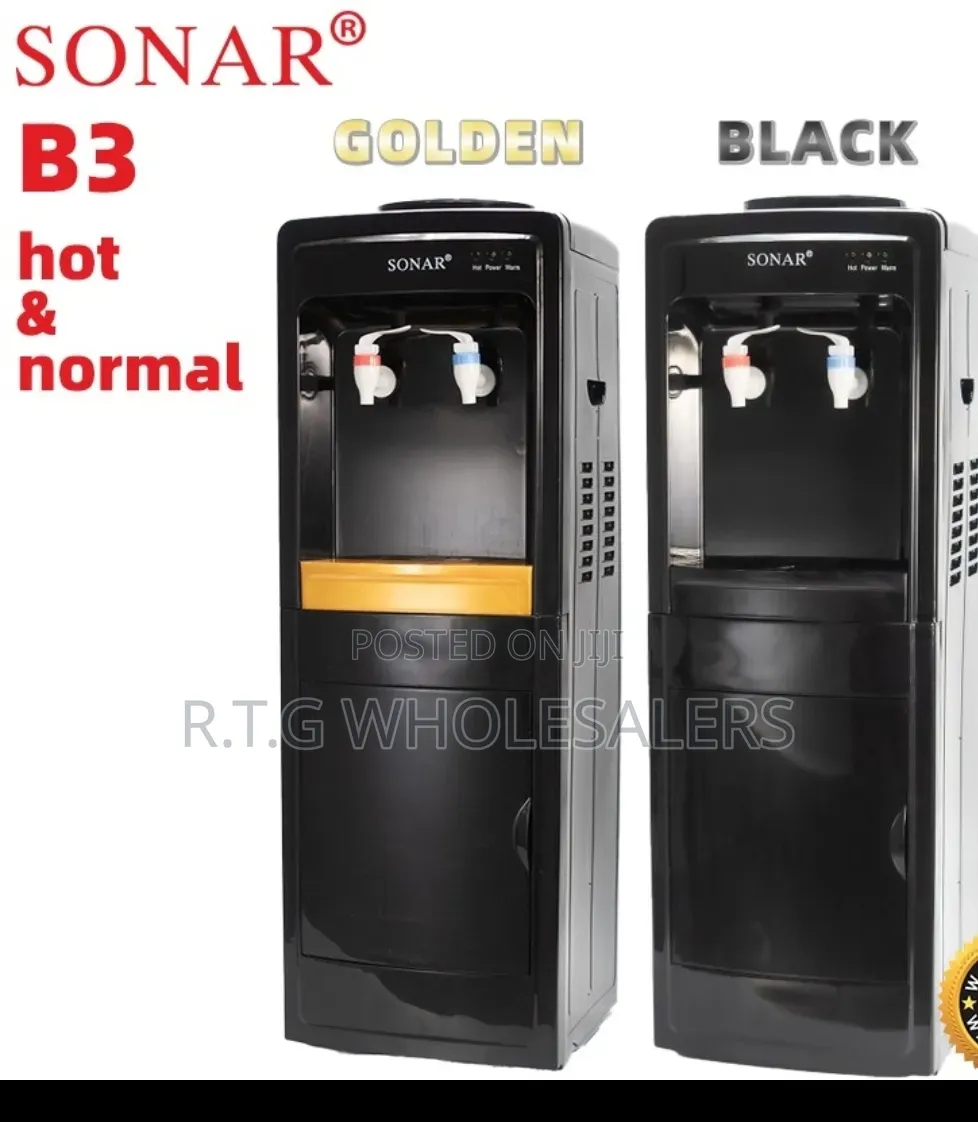 🔥🔥black Sonar B3 Hot and Normal Free Standing Water Dispenser