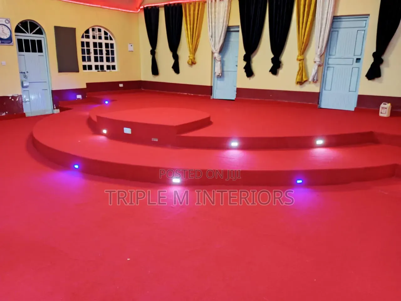 Premium Wall to Wall Carpet 4mm Delta Carpet for Churches, Offices