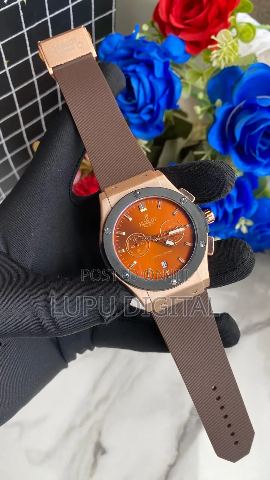 Hublot Chronograph Gents Watch 
Battery Powered