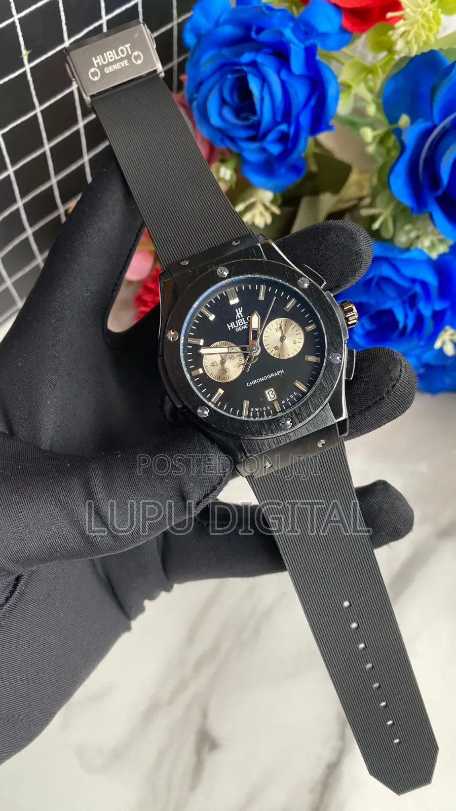 Hublot Chronograph Gents Watch 
Battery Powered