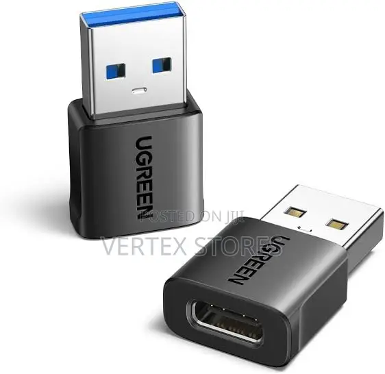 UGREEN US701 USB-A Male to USB-C Female Adapter (10Gbps, 2-Pack)