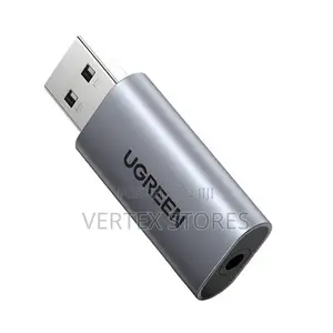 UGREEN CM383 USB-A to 3.5mm Audio Jack External Stereo Sound Adapter