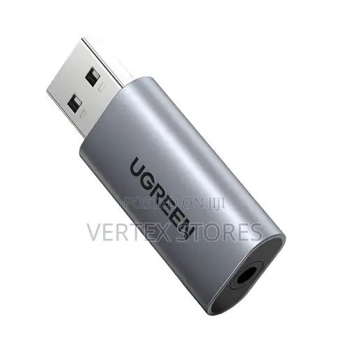 UGREEN CM383 USB-A to 3.5mm Audio Jack External Stereo Sound Adapter