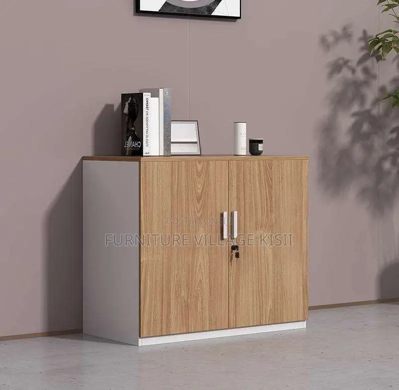 Office Furniture; 2-Door Credenza Storage Cabinet