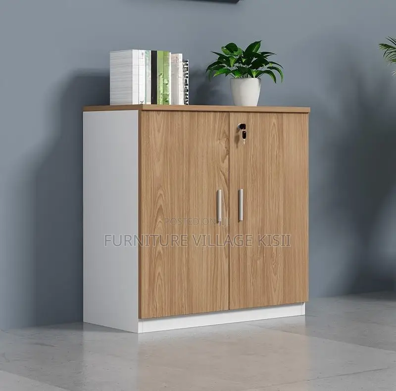 Office Furniture; 2-Door Credenza Storage Cabinet