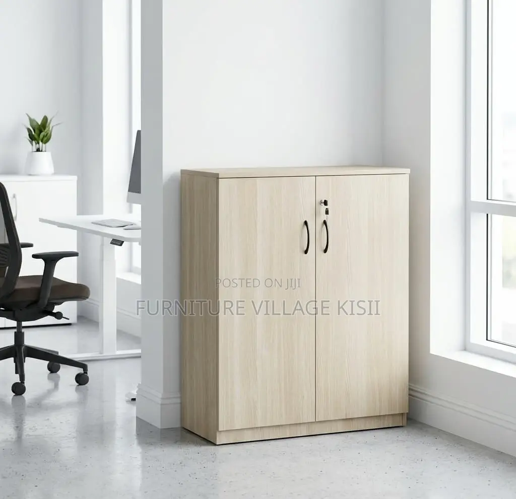 Office Furniture; 2-Door Credenza Storage Cabinet