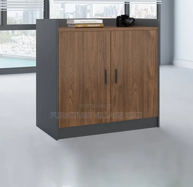 Office Furniture; 2-Door Credenza Storage Cabinet