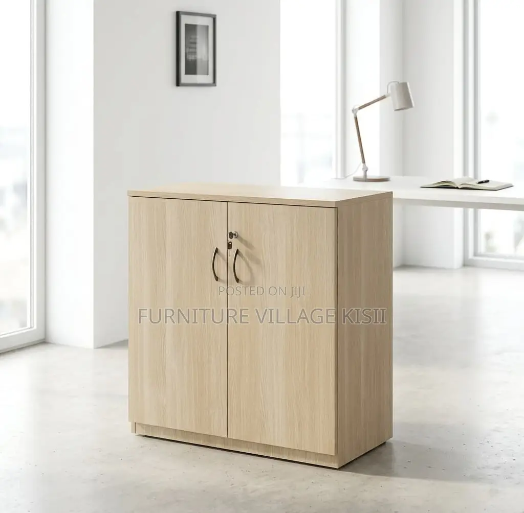 Office Furniture; 2-Door Credenza Storage Cabinet