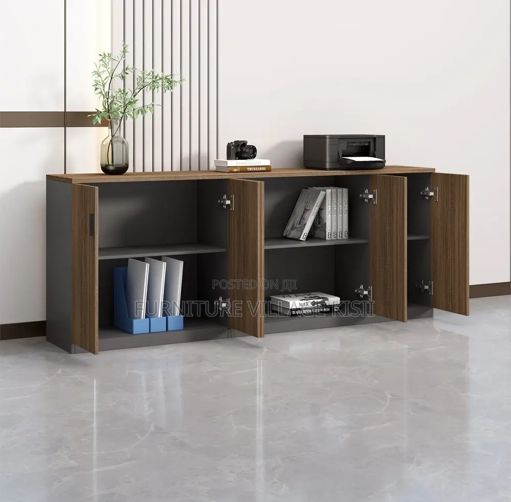 Office Furniture; 2-Door Credenza Storage Cabinet
