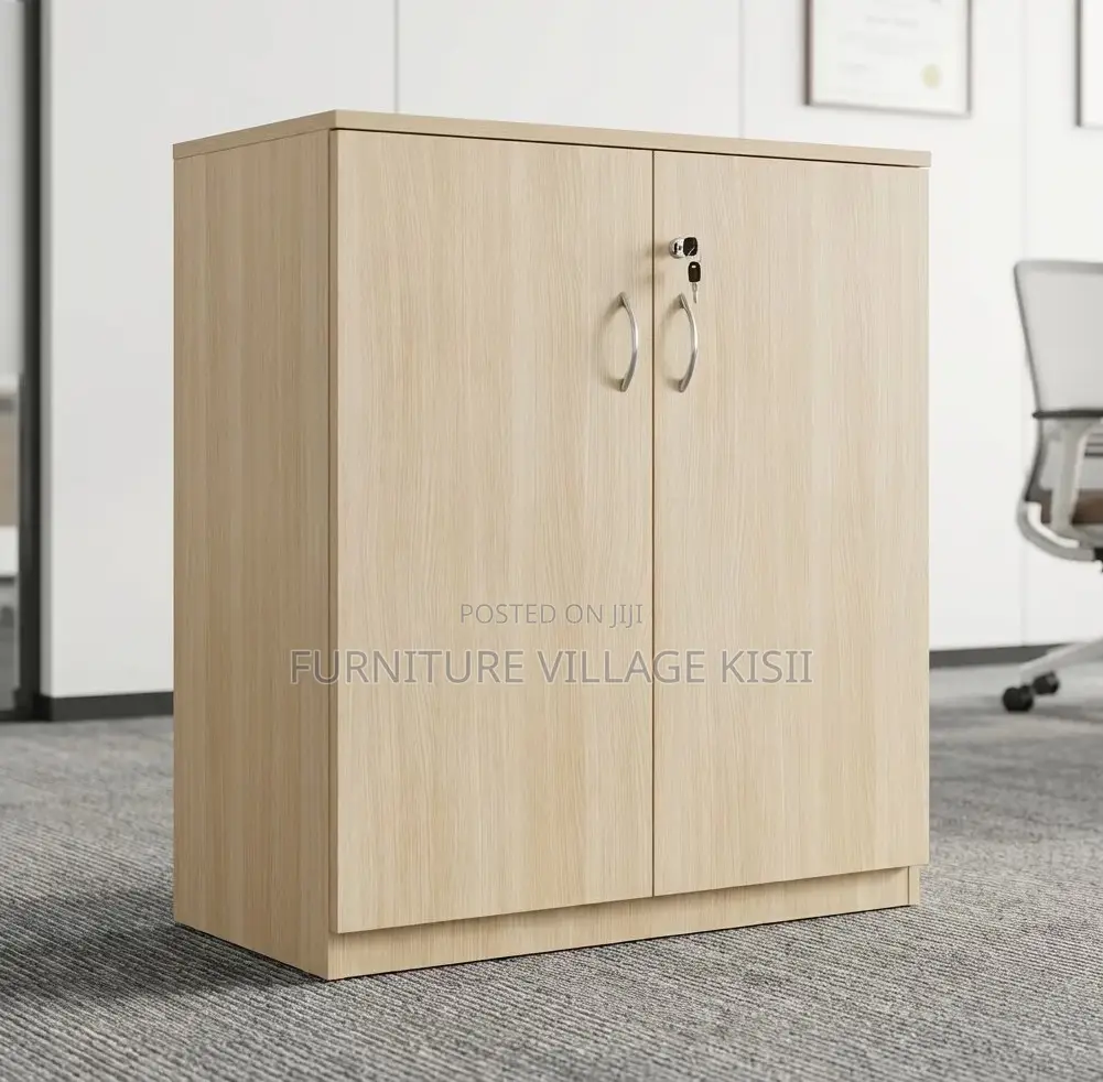 Office Furniture; 2-Door Credenza Storage Cabinet