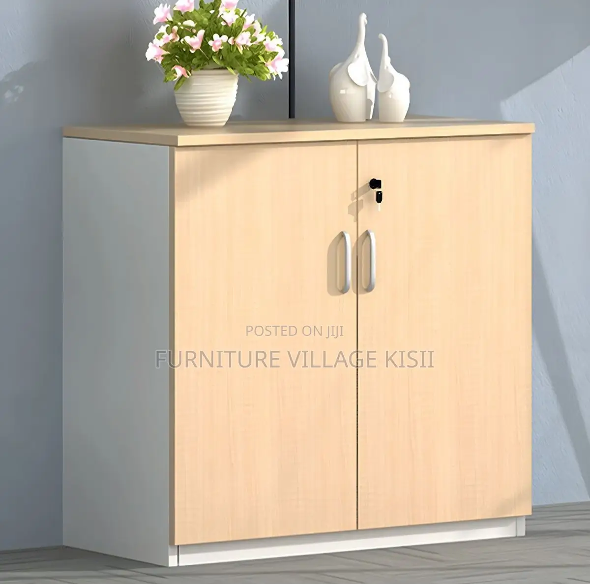 Office Furniture; 2-Door Credenza Storage Cabinet