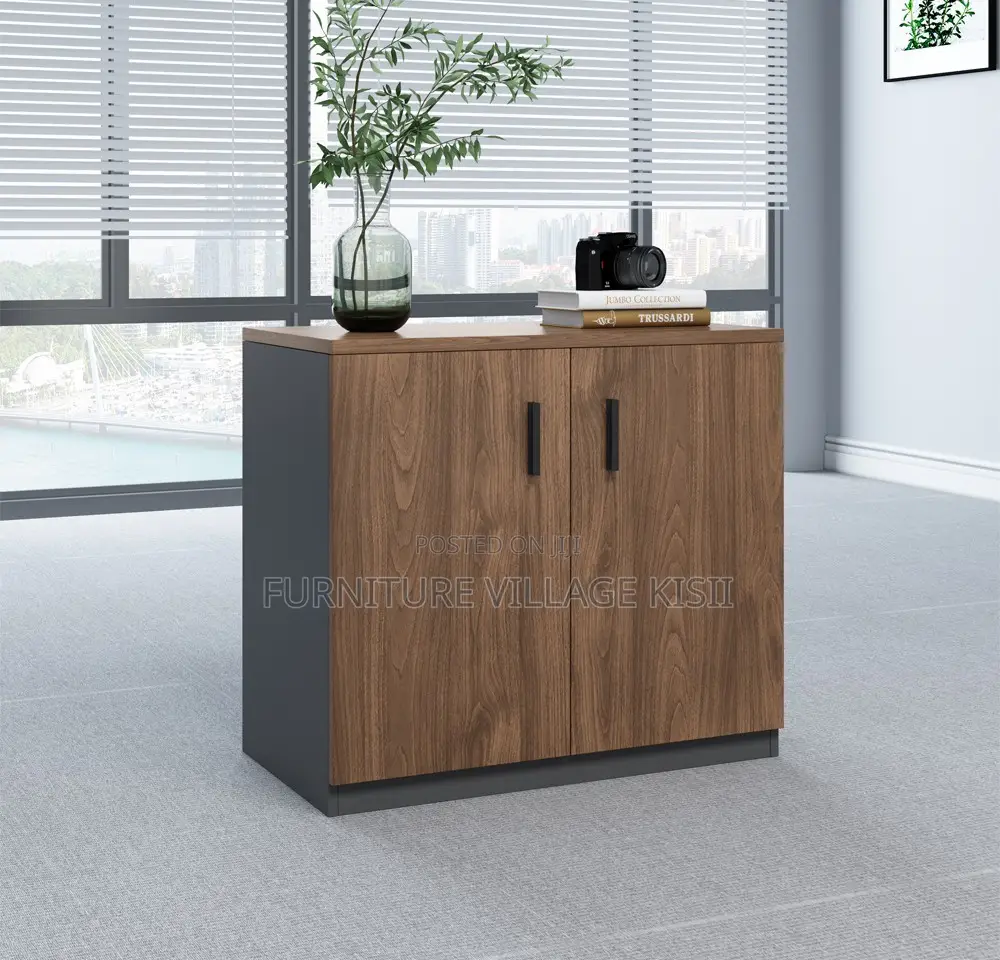 Office Furniture; 2-Door Credenza Storage Cabinet