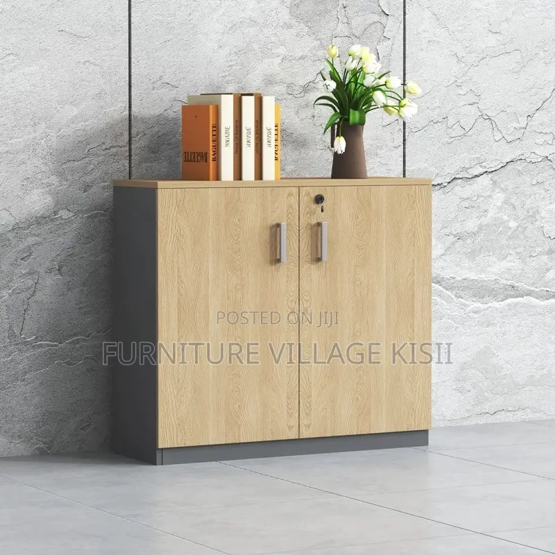 Office Furniture; 2-Door Credenza Storage Cabinet
