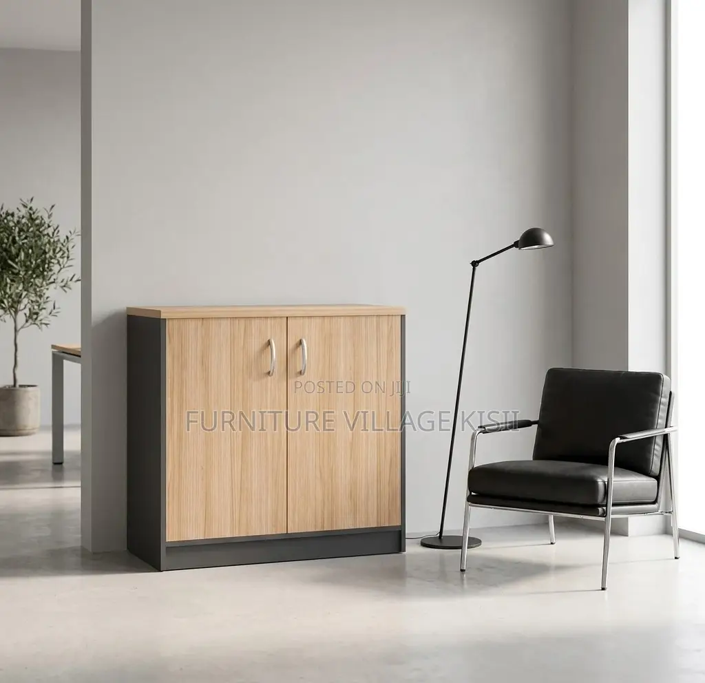 Office Furniture; 2-Door Credenza Storage Cabinet