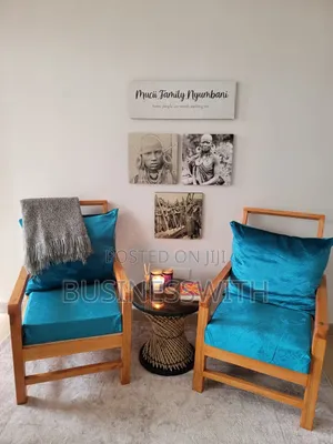 2 Arm Chairs (Teal/ Turquoise Color)