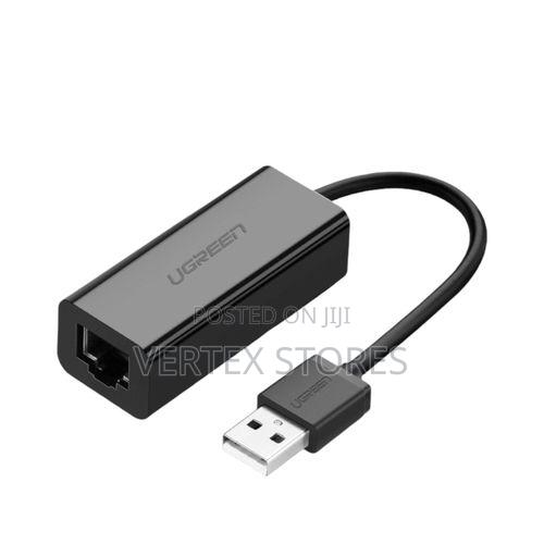UGREEN CR110 USB 2.0 10/100Mbps Ethernet Adapter (Black) - main view