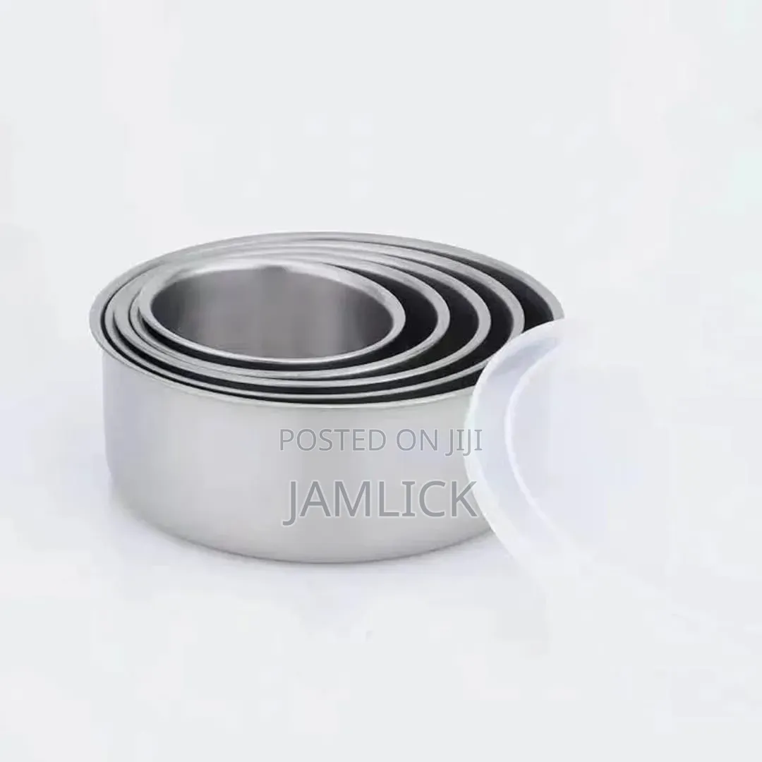 5pcs Stainless Steel Fresh Storage Box Set — Ny