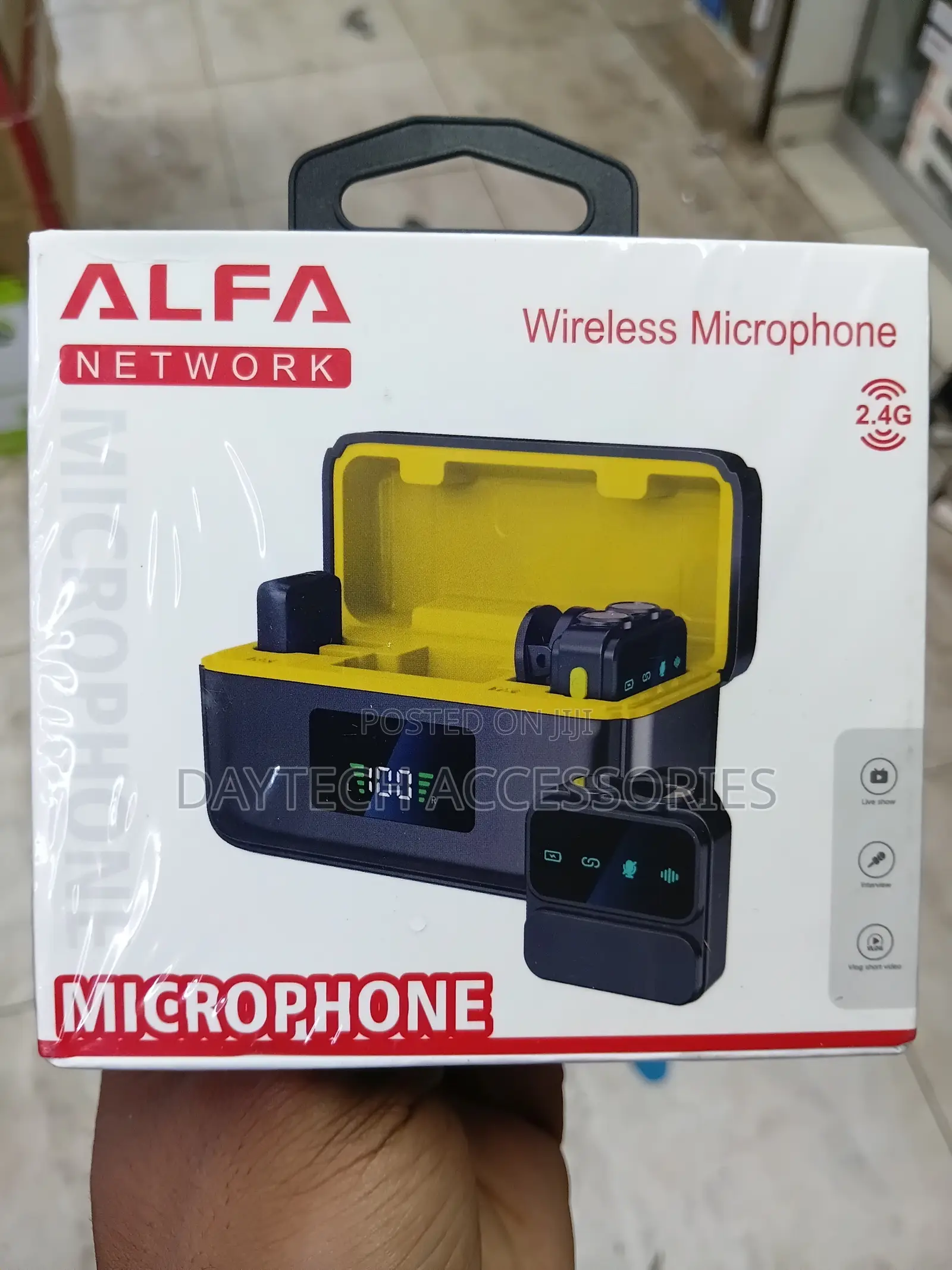Alfa Network Wireless Microphone - Black