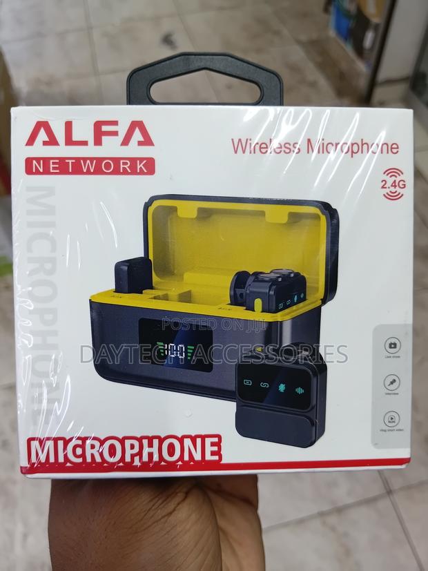 Alfa 2.4GHz Wireless Lavalier Microphone Set.