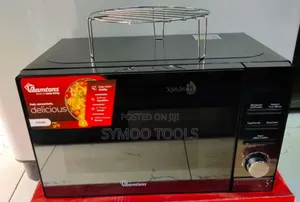 Ramtons 20Litres Digital Microwave RM 682 With Grill (Black Glass)