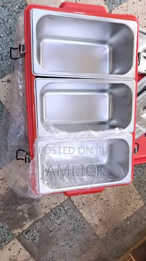 Extra Heavy Chaffing Dish / Hotpot With Handle & Lid — Uk