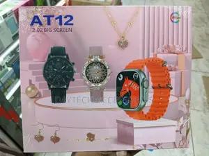 AT12 Smartwatch Gift Set for Women.