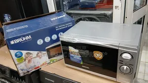 Bruhm 20L Silver Microwave