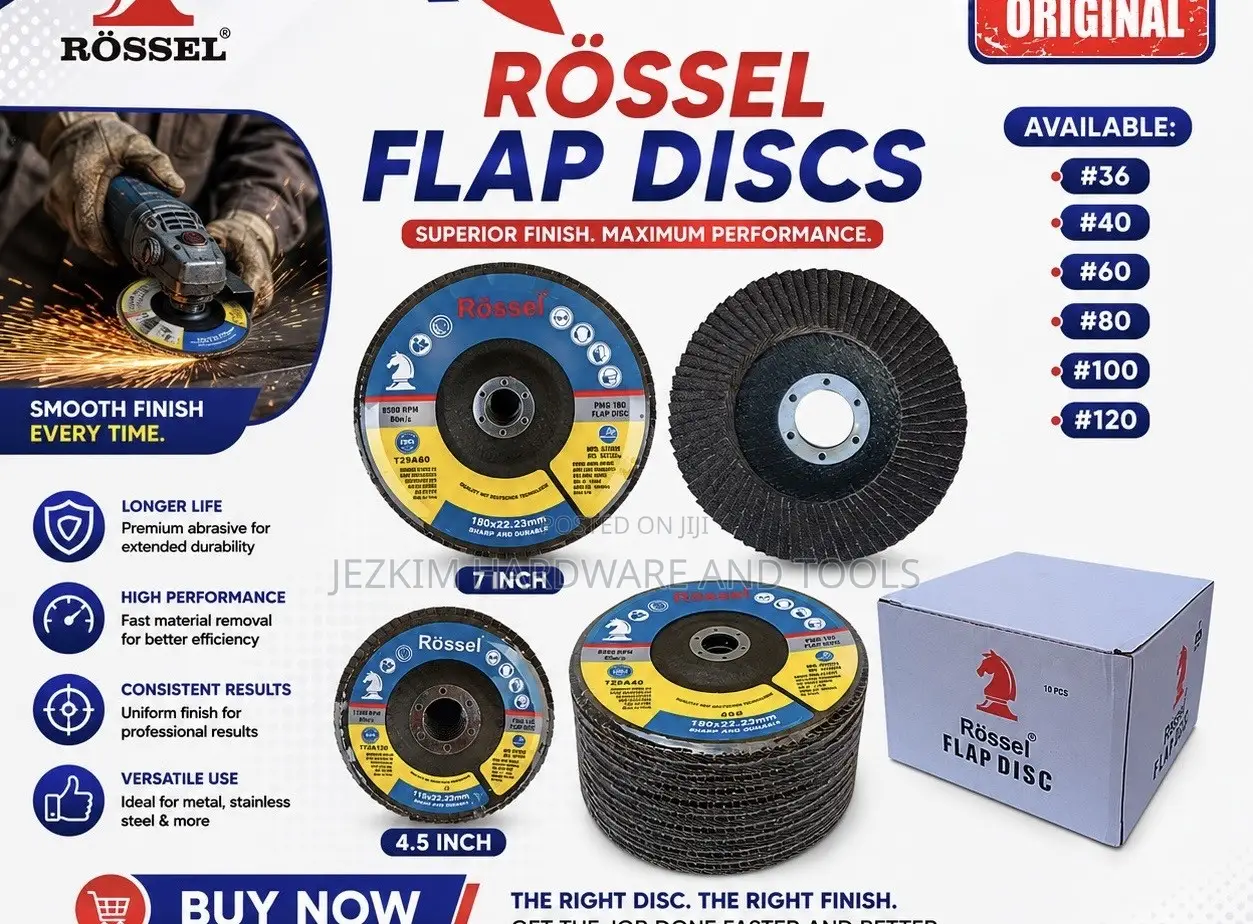 Flap Disc Rossel 7” and 4.5