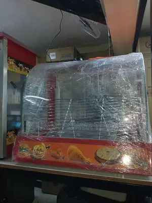 Commercial Curved-Glass Electric Food Warmer and Display Cabinet