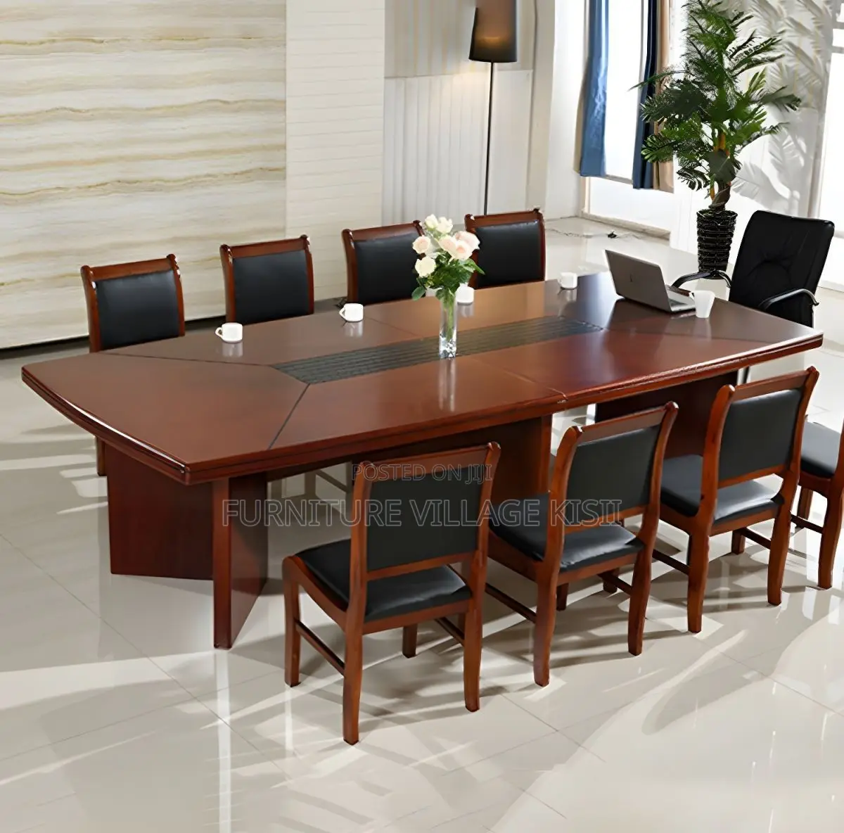 Boardroom Table; 2400mm Mahogany Conference Table