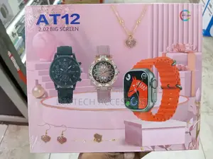 AT12 Smartwatch Gift Set for Women – Fitness Tracker
