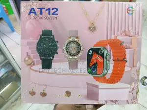 AT12 Smartwatch Gift Set for Women – Fitness Tracker