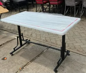 Red Strip 4 by 2 Table