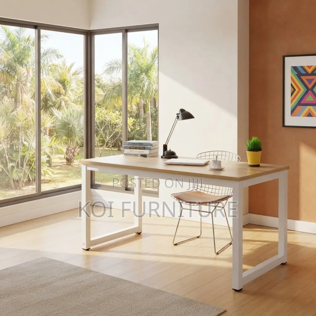 Office Desk; Laptop 120cm Generic Home Office Table