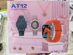 The AT12 2.02 Big Screen Smartwatch Gift Set Women's Accessory.