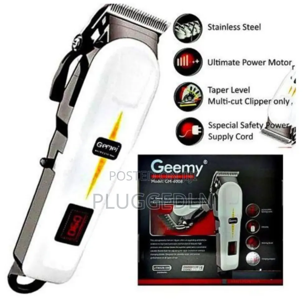 Cordless Rechargeable Geemy Shaver .