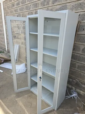 2 Doors Glass Fronted File Cabinet