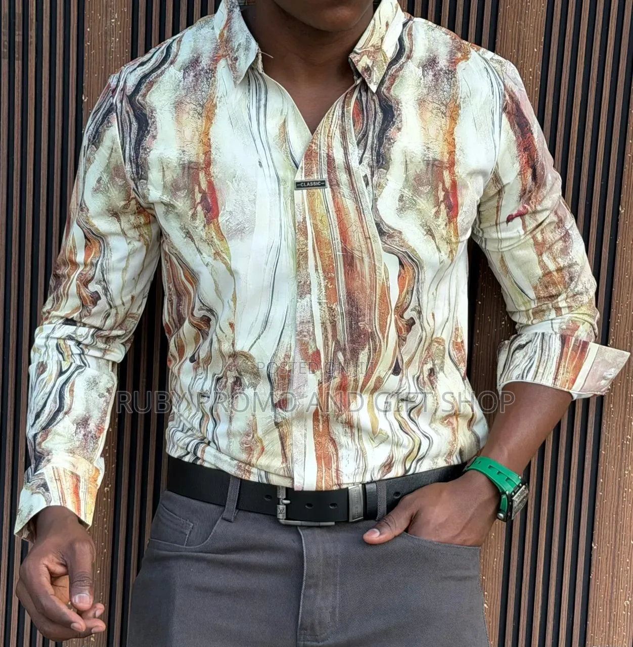 Premium Comfy Buttonless Long Sleeved Men's Shirt