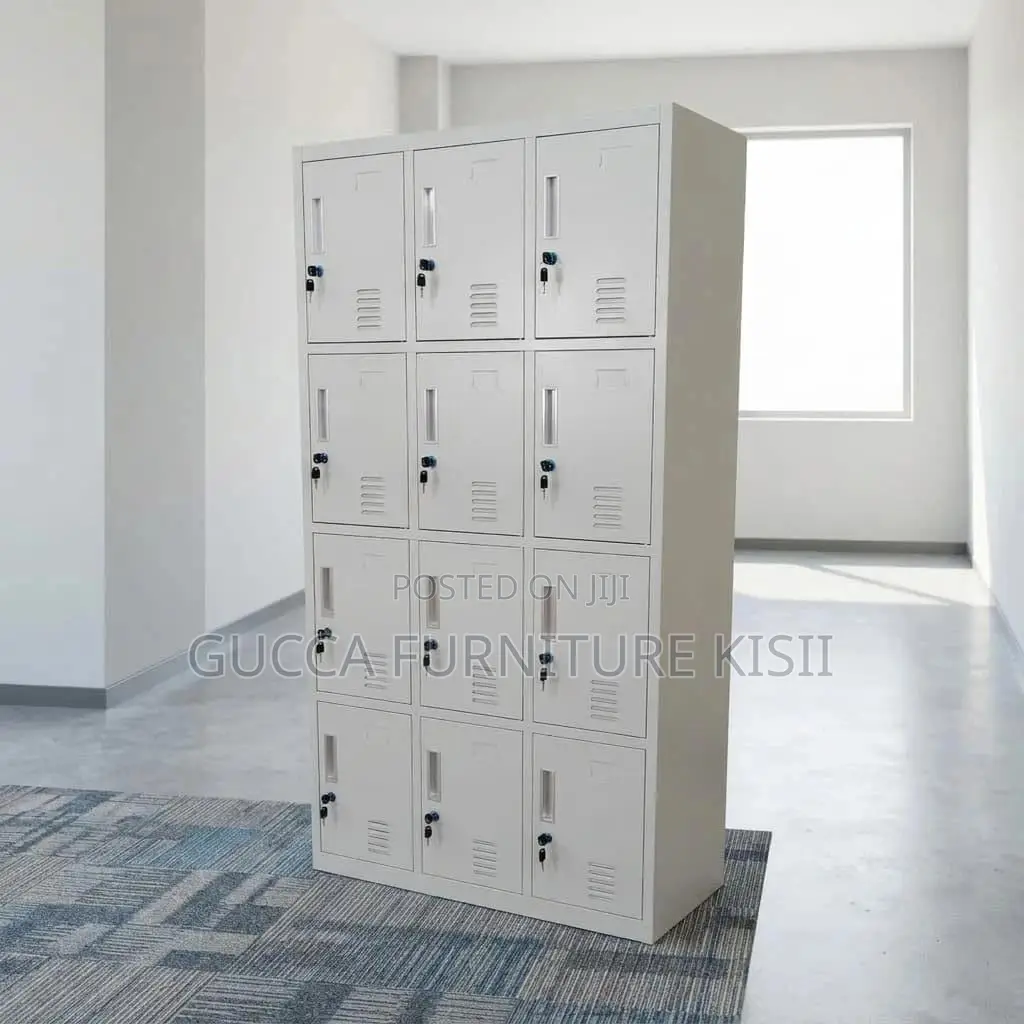 Locker Cabinet; 12-Door Steel Filling Locker Cabinet