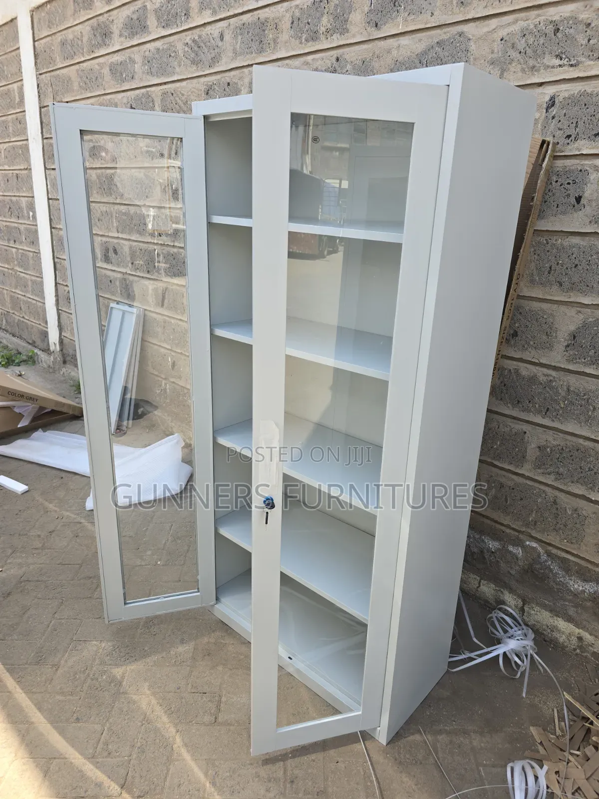 Imported Glass Doors Cabinet