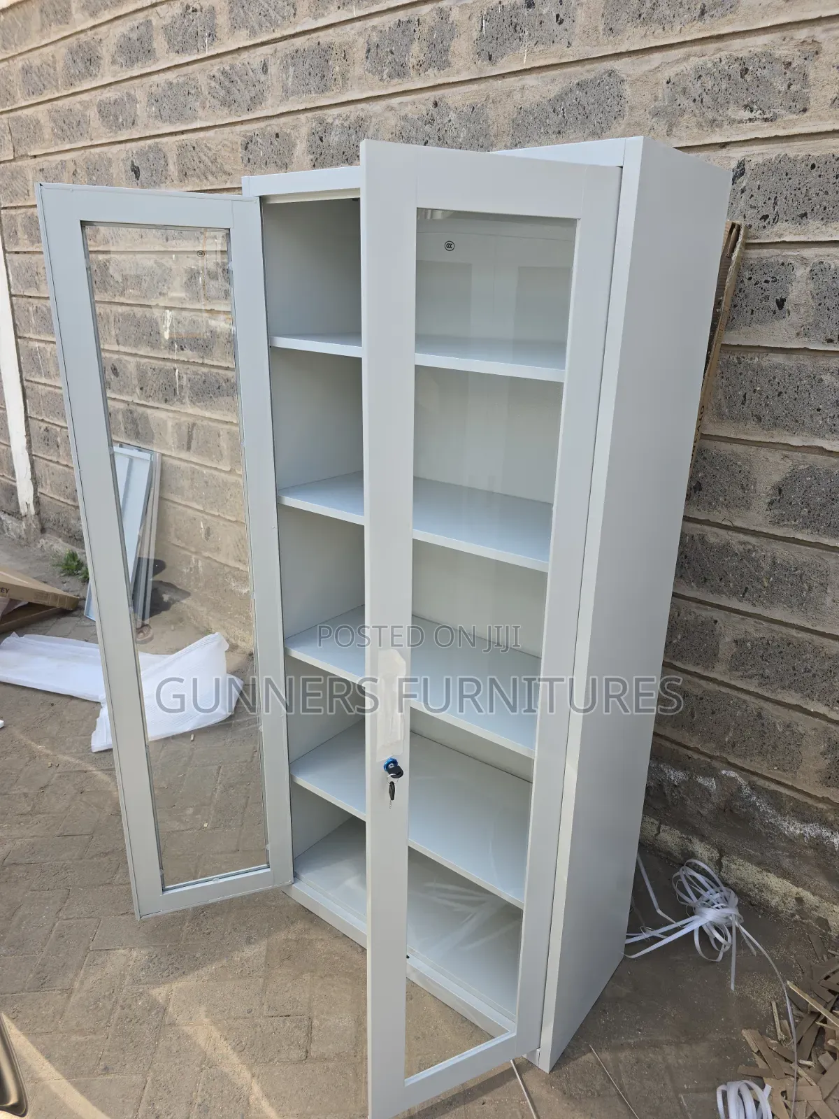 Imported Glass Doors Cabinet