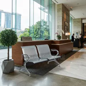 Office Benches; Metallic Two Seaters Reception Modern Benches