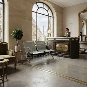 Office Benches; Metallic Two Seaters Reception Modern Benches