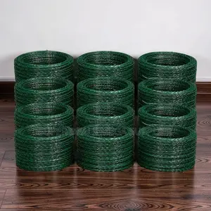 Factory Prices 100mm,200mm, 450mm 6m /8m/10m Barbed Razor Wire