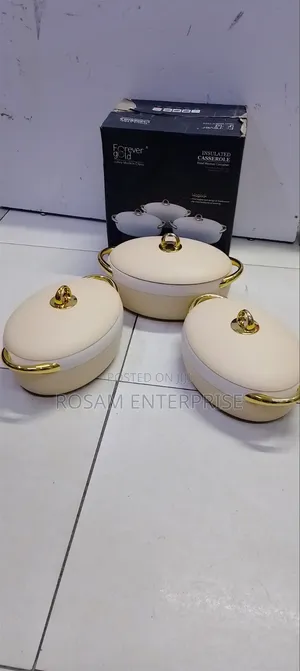 3Pcs Insulated Casserole / Food Warmer Container.