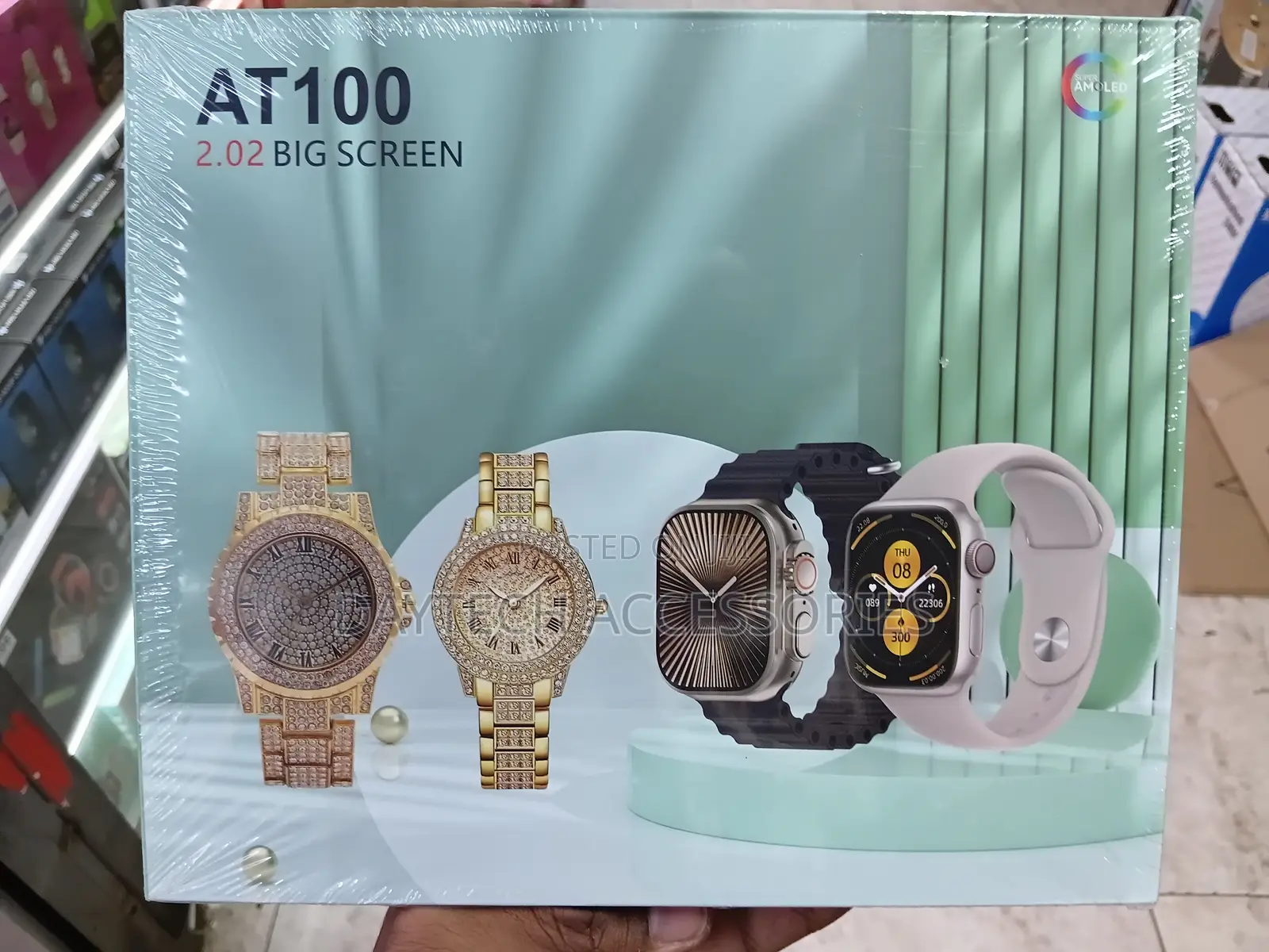 AT100 Couple's Smart Watches