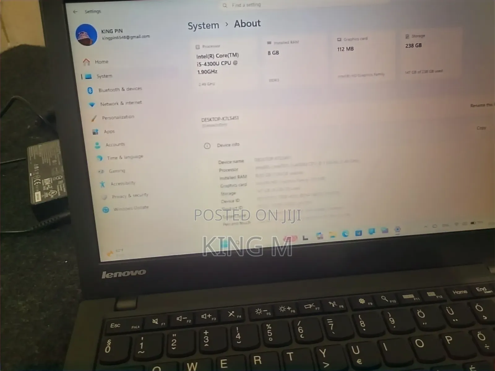 New Laptop Lenovo ThinkPad X240 8GB Intel Core i5 SSD 256GB