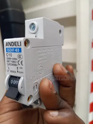 Andeli DZ47-63 C10 10A Single Pole MCB Circuit Breaker