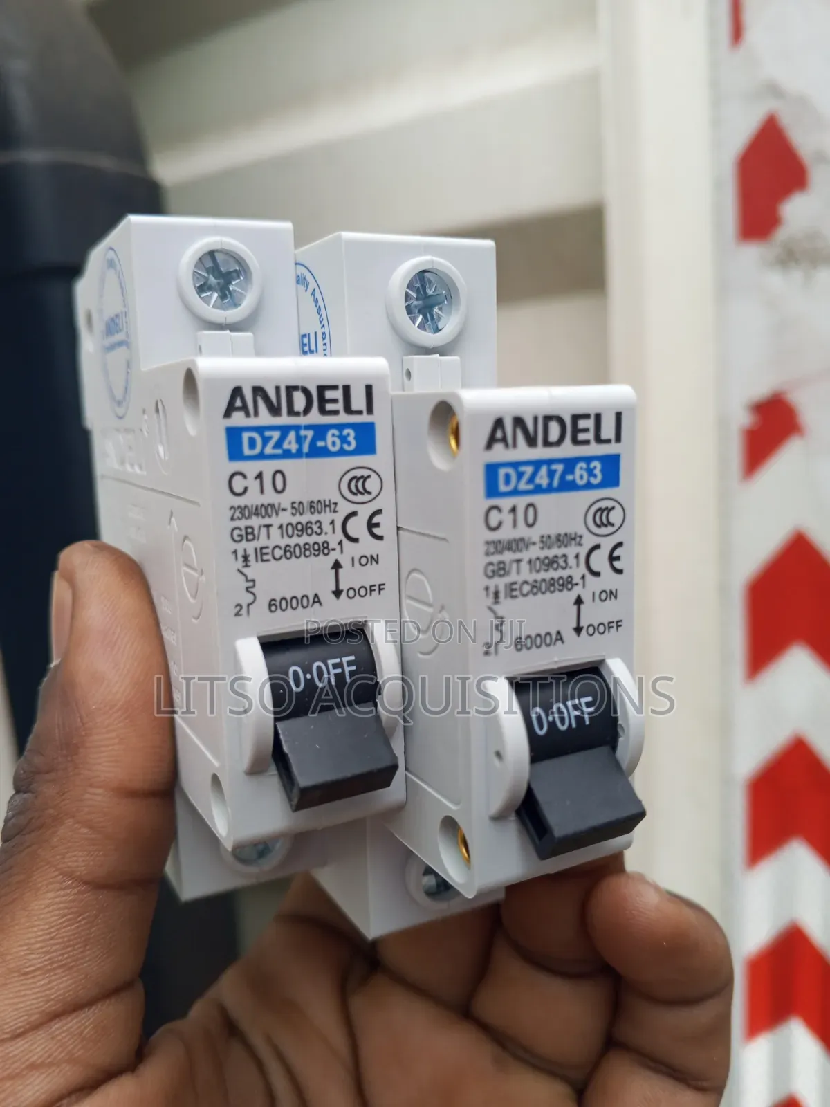 Andeli DZ47-63 C10 10A Single Pole MCB Circuit Breaker